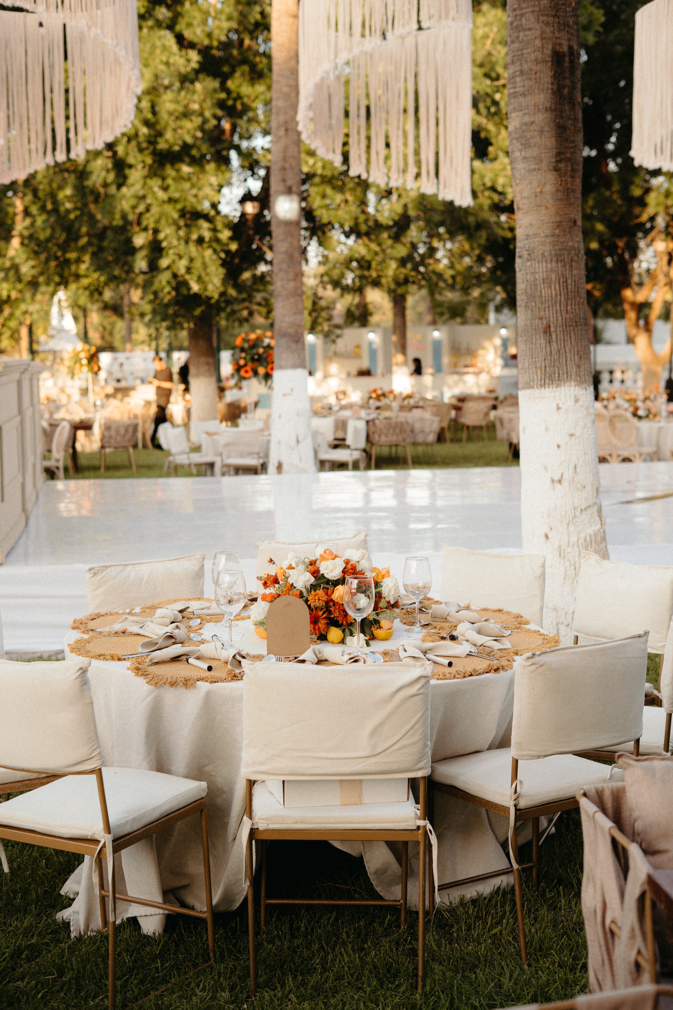 Decoración artística para boda